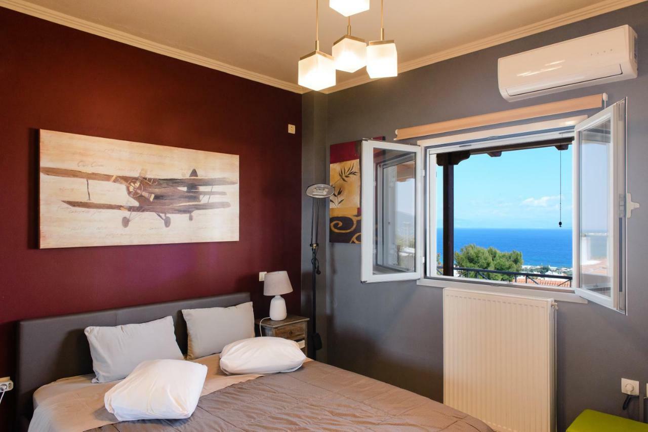 Peris Panoramic Villa Near Athens Airport Paralia  Dış mekan fotoğraf