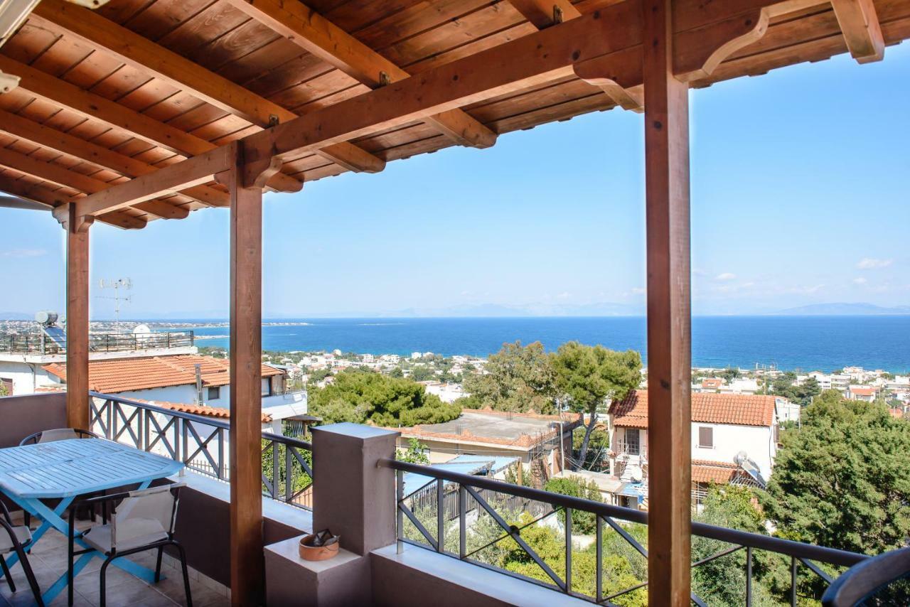 Peris Panoramic Villa Near Athens Airport Paralia  Dış mekan fotoğraf